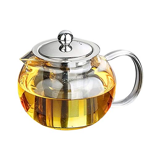 bestonzon hitzebest?ndiges Glas High Borosilikat Loose Leaf mit Edelstahl-Teesieb 1300?ml von BESTonZON