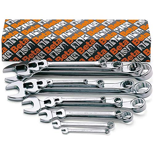 Beta 42/S17, Kombi-Gabel- und Ringschlüssel-Satz, Matt Verchromt 6-22 mm 1.580 g, Made in Italy Beta 42/S17, Kombi-Gabel- und Ringschlüssel-Satz, Matt Verchromt 6-22 mm 1.580 g, Made in Italy von Beta