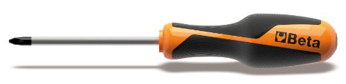 Beta 1262 Schraubendreher für Phillips(R)-Schrauben, Werkzeug (Schrauben Dreher mit ergonomischem Design, geringes Gewicht, hochwertige Verarbeitung), Schwarz / Orange von Beta