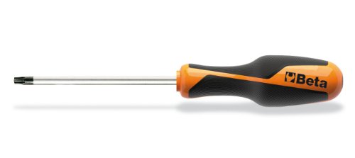 Beta 1267TX 20 - Stiftschlüssel mit Griff, für Torx®-Schrauben, Innensechskantschlüssel, (Verarbeitet mit einem ergonomischem Griff, langlebiges Material), Schwarz/Orange von Beta