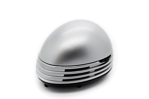 BETEC 75701 Mini Tischstaubsauger Hand-Staubsauger Krümmelfresser Silber von BETEC