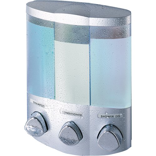 BETEC 66334 Seifenspender Trio Satin Silber von BETEC