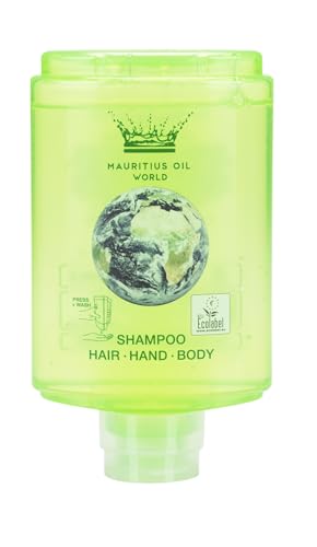 82170 Hair-Body-Hand-Wash Ecolabel für Press & Wash Wandhalter von BETEC