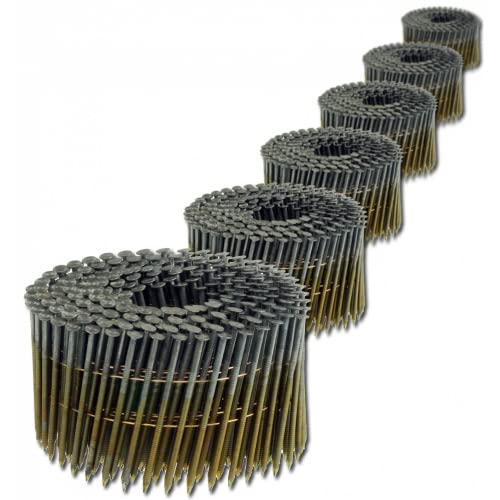 2,8x80mm Ringschaft blank Coilnägel drahtmagaziniert 16° für Coilnagler 4,5M K 2,8x80mm Ringschaft blank Coilnägel drahtmagaziniert 16° für Coilnagler 4,5M K von BETEON24