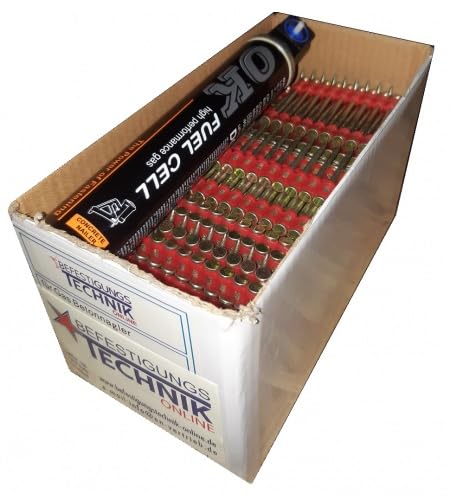BETEON24 Betonnägel 3,0x22mm XH Gas blau passend für Würth Diga CS1 Spit Pulsa 1000 Powers C3 BeA CN40 C von BETEON24