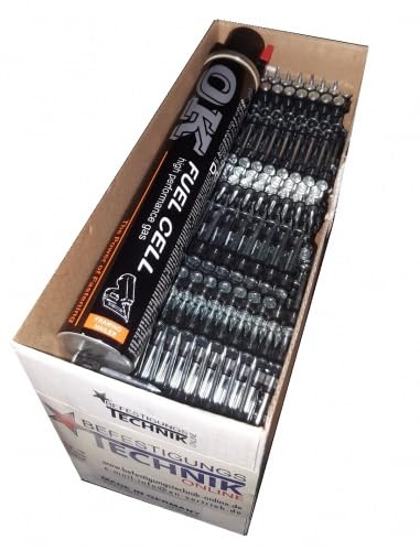 Betonnägel 3,0x38mm Gas rot passend für Betonnagler Hitachi Makita KMR Reich Tjep Senco B von BETEON24