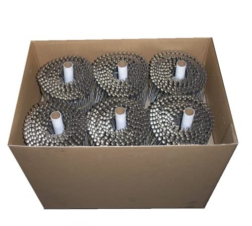 Coilnägel 16° 2,5x64mm Ring rostfrei Edelstahl A4 Flachkopf für Coilnagler 3,6M K von BETEON24