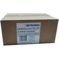 Heftklammern z 40 cnkha 40mm verzinkt Prebena z Haubold kg 740 KL-57 (1Box=11,1 Mille)-EN15140 von BETEON24