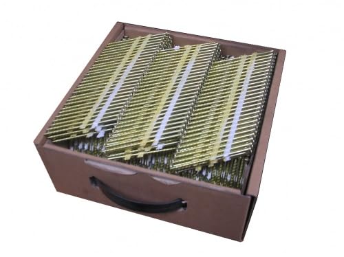 Nagelschrauben 2,8x80mm verzinkt Streifennägel TX20 CE passend für 34° Streifennagler Hikoki NR1890DBCL 2M von BETEON24