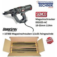 Senco Magazinschrauber DS5525-AC DuraSpin + Magazinschrauben 3,5x35mm Fein-EN14313 von BETEON24
