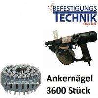 Tc Coil Ankernägel 4,0x40mm Ring verzinkt 0° für BeA Multifix Senco HB75 Max CNV300J 3,6M-EN10703 von BETEON24