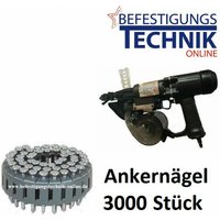 Tc Coil Ankernägel 4,0x50mm Ring verzinkt 0° für BeA Multifix Senco HB75 Max CNV300J 3,0M-EN10704 von BETEON24