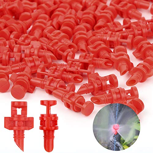 BETESSIN 100 Stücke Mini Tropfbewässerung Sprinklerköpfe Düsen 360° Sprühdüsen Nebeldüsen Microsprüher für Tropfbewässerung Sprinkler- und Garten-Bewässerungssysteme BETESSIN 100 Stücke Mini Tropfbewässerung Sprinklerköpfe Düsen 360° Sprühdüsen Nebeldüsen Microsprüher für Tropfbewässerung Sprinkler- und Garten-Bewässerungssysteme von BETESSIN