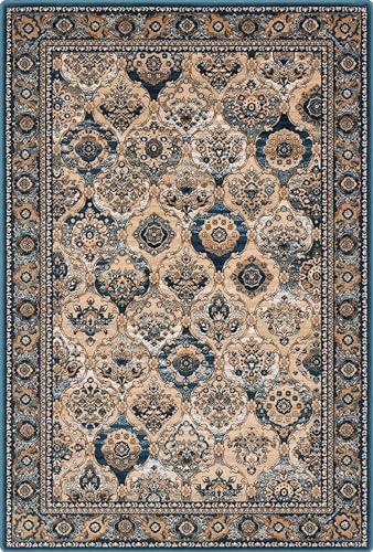 BETOCA Agnella Isfahan Forenza Teppich - Teppichboden 100% Neuseeländische Wolle - Gewebt mit Wilton-Technologie - Teppich Wohnzimmer Modern Vintage Retro - 160x240x1,16 cm Smaragd von BETOCA