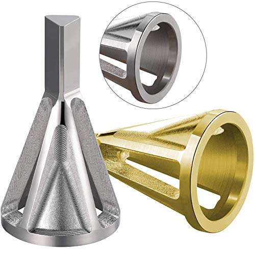 BETOY 2 pcs Entgratwerkzeug für Außenfasen, Deburring External Chamfer Tool,Grat Werkzeug entfernen,Bohrer Zubehör, Entgraten Außenfase Werkzeug für Metallaußendurchmesser von BETOY