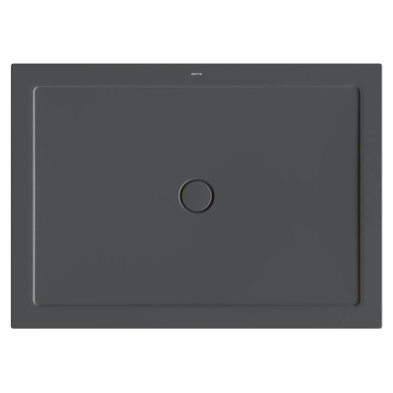 Bette Duschwanne Extraflach Stage Rechteck 140 cm x 100 cm Raven von BETTE