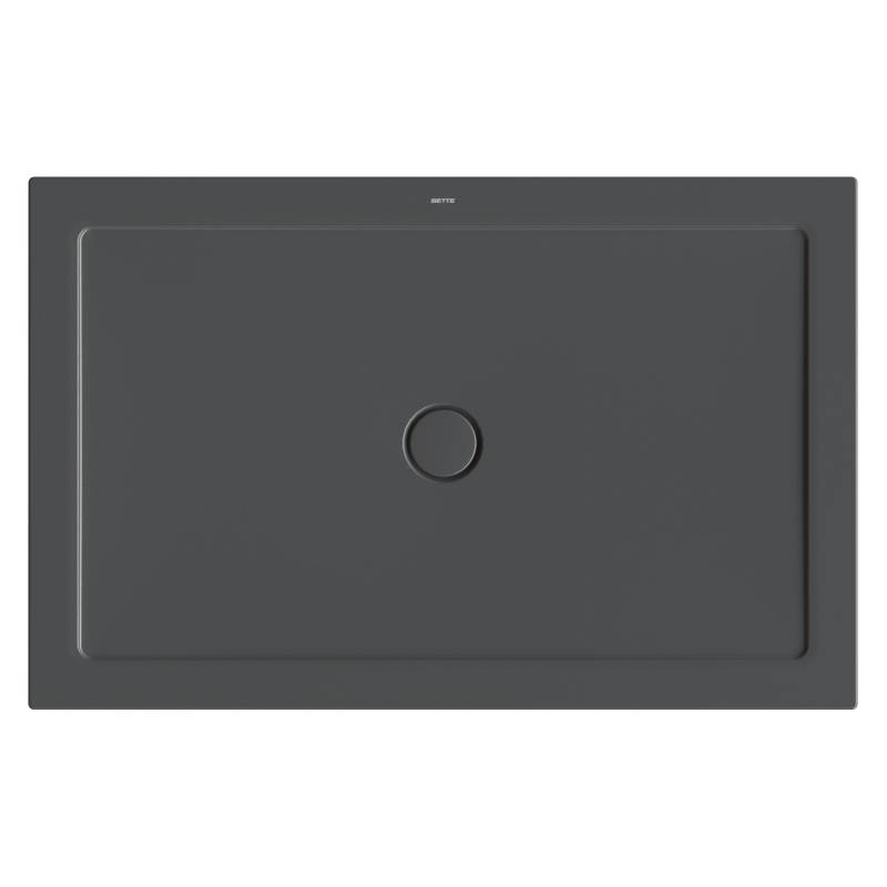Bette Duschwanne Extraflach Stage Rechteck 140 cm x 90 cm Raven von BETTE