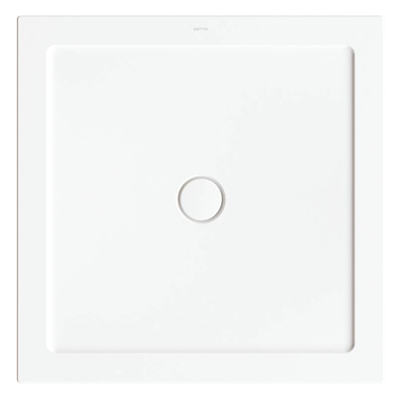 Bette Duschwanne Extraflach Stage Quadrat 100 cm x 100 cm Snow von BETTE