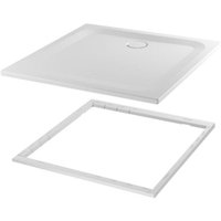 Ultra Rechteck-Duschwanne mit Minimum-Wannenträger - Bette von BETTE