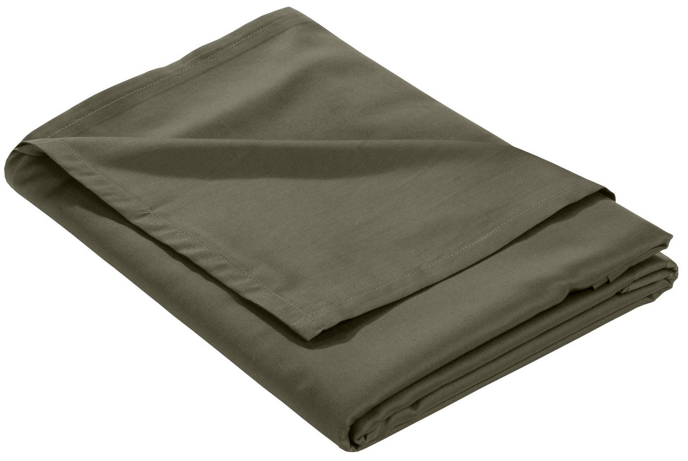 BETTWAESCHE-MIT-STIL Bettlaken Mako Satin Bettlaken uni einfarbig, Mako-Satin von BETTWAESCHE-MIT-STIL