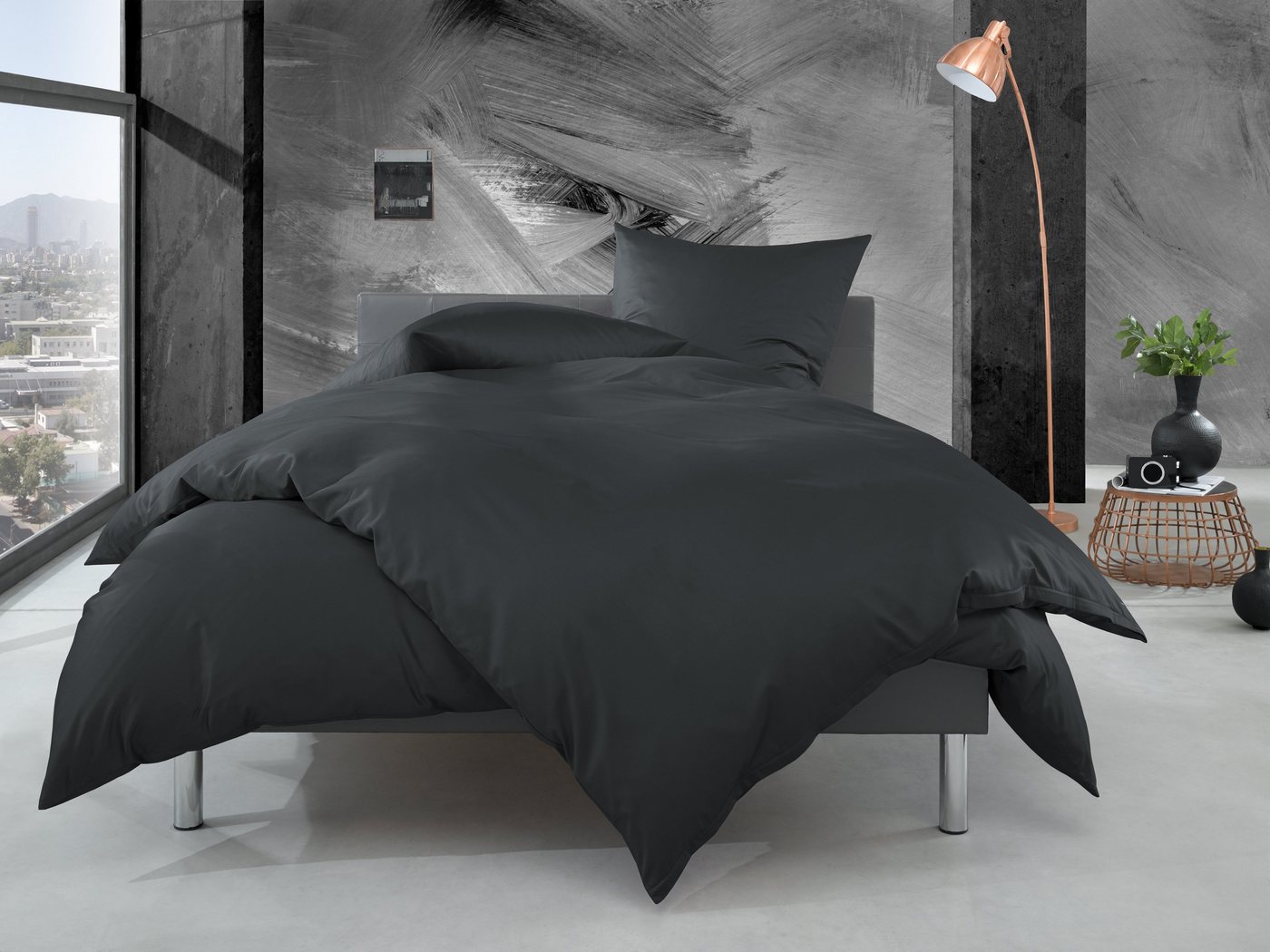 BETTWAESCHE-MIT-STIL Bettwäsche Mako Perkal Bettwäsche uni einfarbig, Perkal, 3 teilig BETTWAESCHE-MIT-STIL Bettwäsche Mako Perkal Bettwäsche uni einfarbig, Perkal, 3 teilig von BETTWAESCHE-MIT-STIL