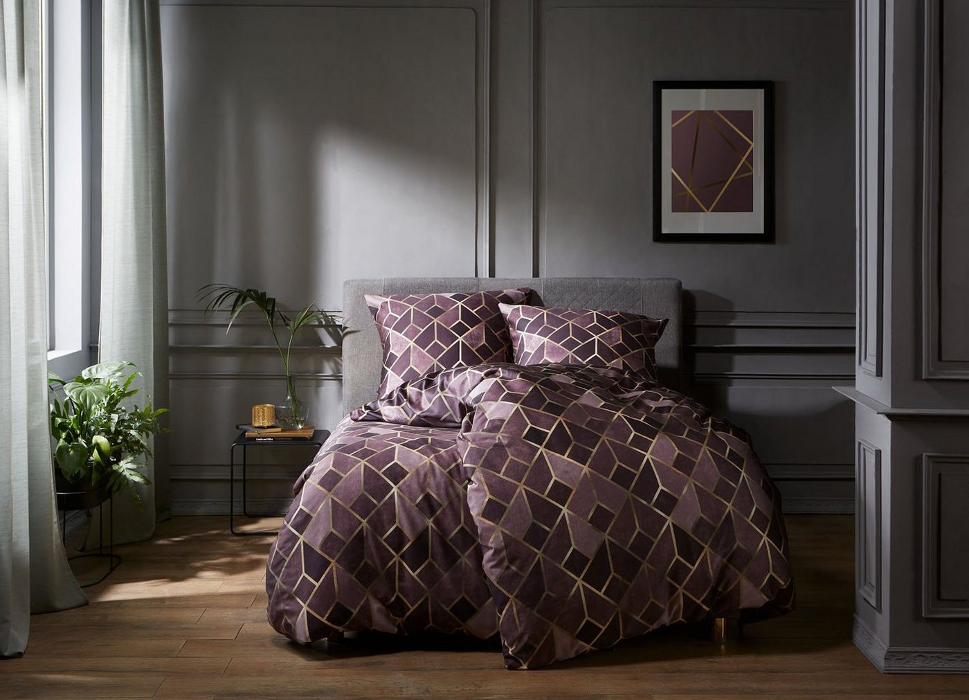 BETTWAESCHE-MIT-STIL Bettwäsche Mako Satin Bettwäsche Raute, Mako-Satin, 3 teilig BETTWAESCHE-MIT-STIL Bettwäsche Mako Satin Bettwäsche Raute, Mako-Satin, 3 teilig von BETTWAESCHE-MIT-STIL