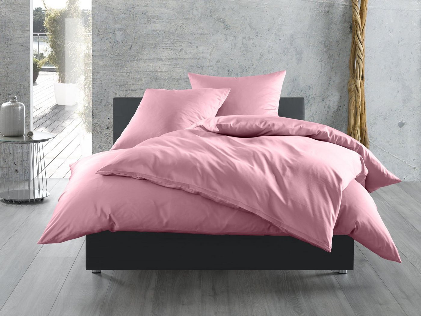 BETTWAESCHE-MIT-STIL Bettwäsche Mako Satin Bettwäsche uni einfarbig, Mako-Satin, 3 teilig BETTWAESCHE-MIT-STIL Bettwäsche Mako Satin Bettwäsche uni einfarbig, Mako-Satin, 3 teilig von BETTWAESCHE-MIT-STIL