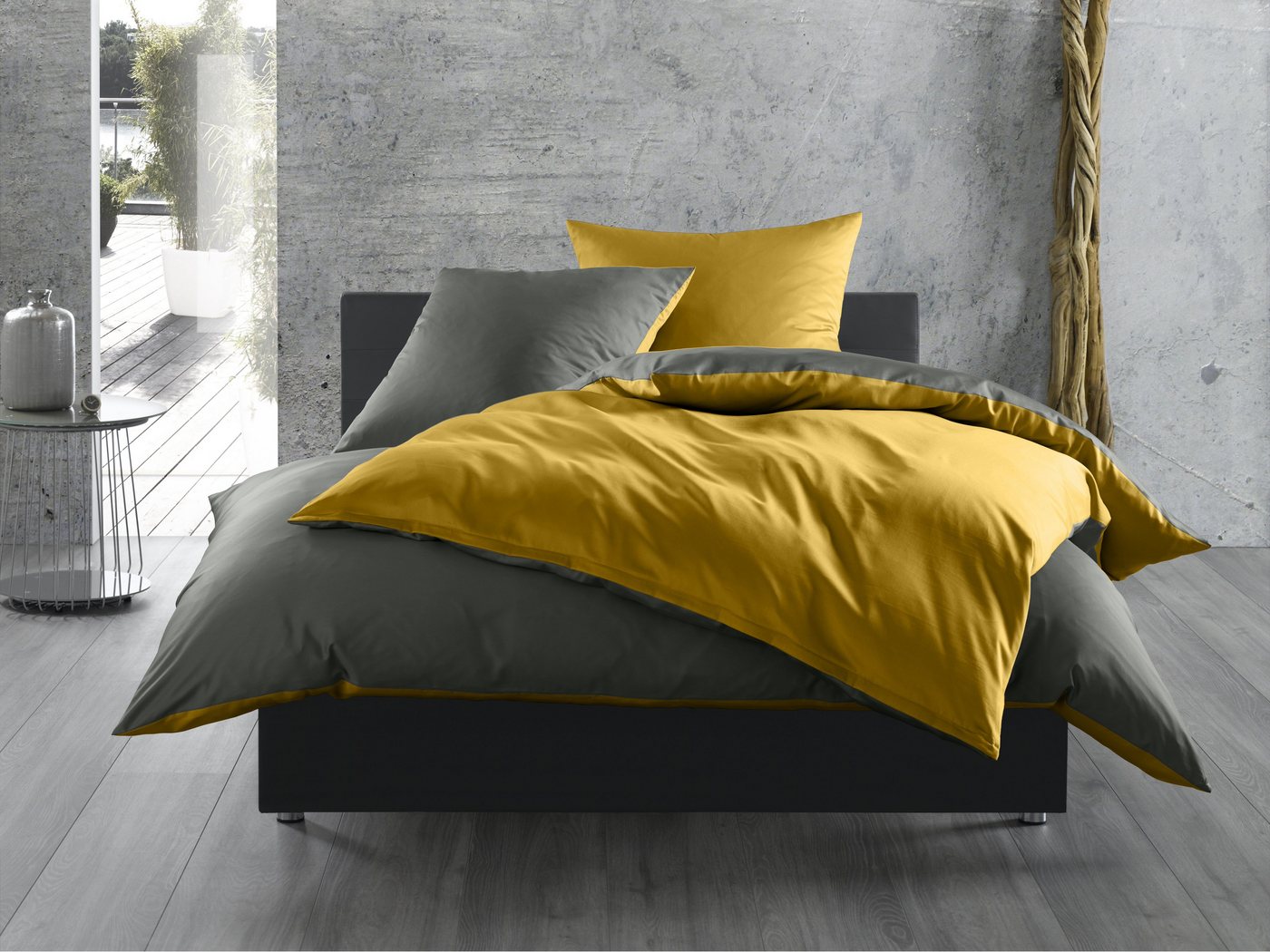 BETTWAESCHE-MIT-STIL Bettwäsche Mako Satin Wendebettwäsche, Mako-Satin, 3 teilig BETTWAESCHE-MIT-STIL Bettwäsche Mako Satin Wendebettwäsche, Mako-Satin, 3 teilig von BETTWAESCHE-MIT-STIL