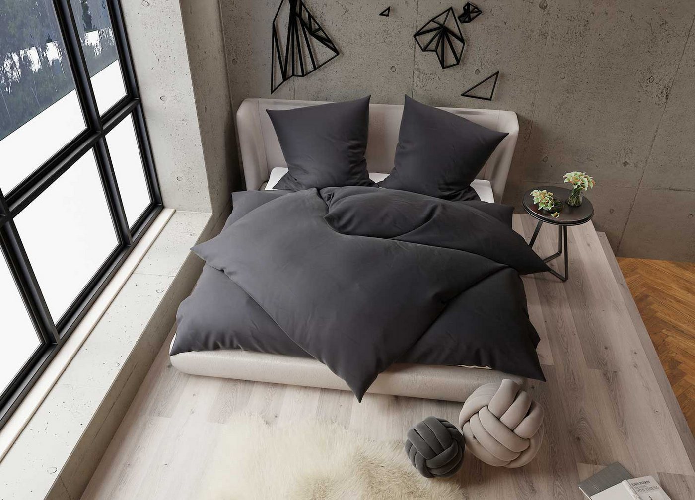 BETTWAESCHE-MIT-STIL Bettwäsche TENCEL™ Lyocell Bettwäsche uni einfarbig, Lyocell, 2 teilig von BETTWAESCHE-MIT-STIL