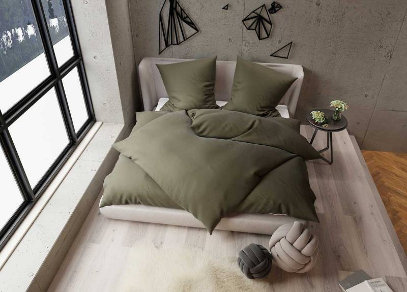 BETTWAESCHE-MIT-STIL Bettwäsche TENCEL™ Lyocell Bettwäsche uni einfarbig, Lyocell, 3 teilig von BETTWAESCHE-MIT-STIL