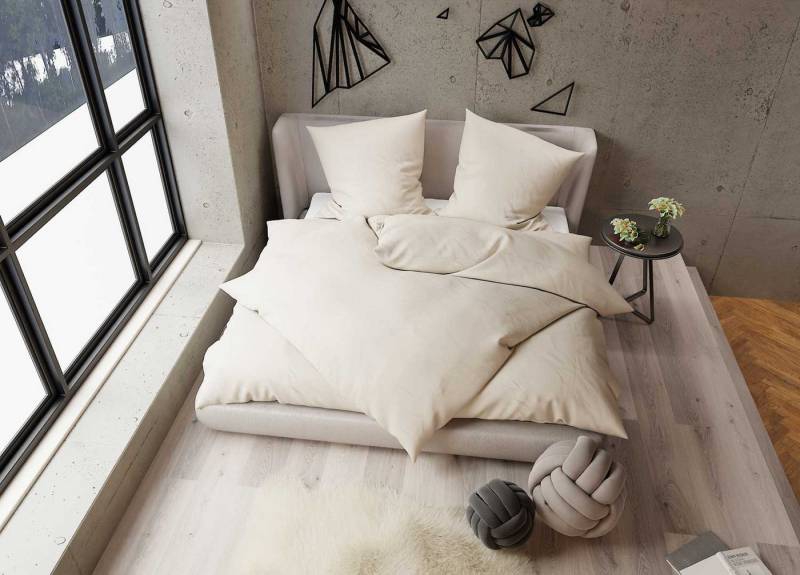 BETTWAESCHE-MIT-STIL Bettwäsche TENCEL™ Lyocell Bettwäsche uni einfarbig, Lyocell, 3 teilig von BETTWAESCHE-MIT-STIL