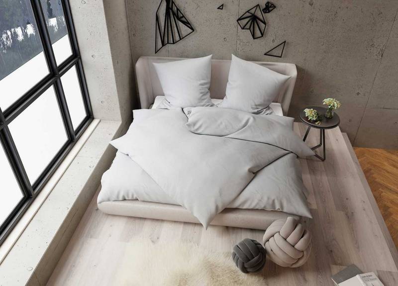 BETTWAESCHE-MIT-STIL Bettwäsche TENCEL™ Lyocell Bettwäsche uni einfarbig, Lyocell, 3 teilig von BETTWAESCHE-MIT-STIL