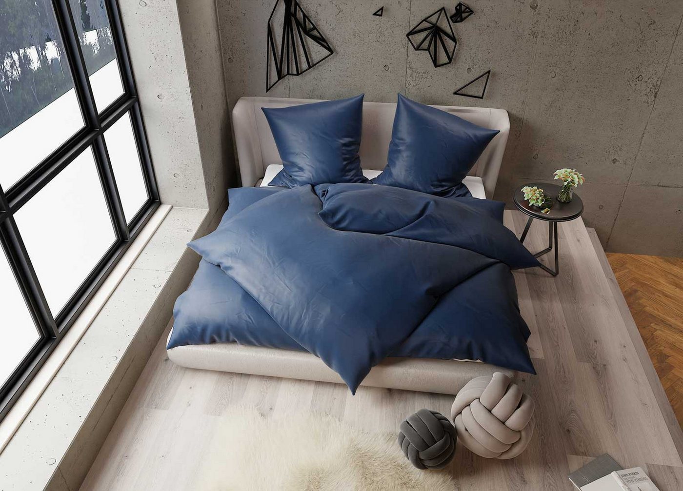 BETTWAESCHE-MIT-STIL Bettwäsche TENCEL™ Lyocell Bettwäsche uni einfarbig, Lyocell, 3 teilig von BETTWAESCHE-MIT-STIL