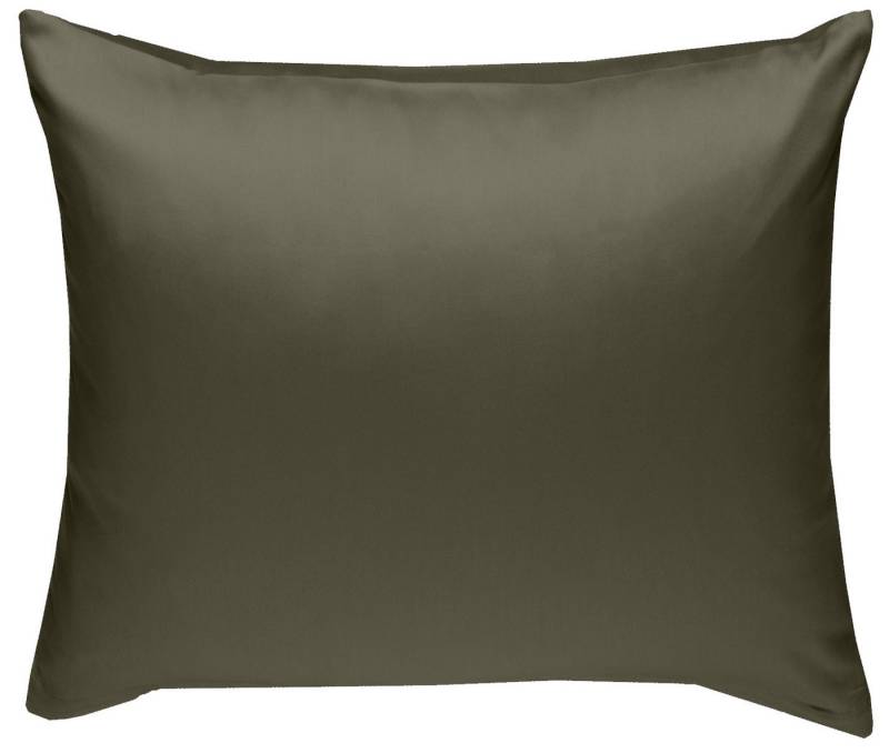 BETTWAESCHE-MIT-STIL Kissenbezug Mako Satin Kissenbezug uni einfarbig, (1 Stück) von BETTWAESCHE-MIT-STIL