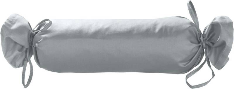 BETTWAESCHE-MIT-STIL Nackenrollenbezug Mako Satin Nackenrollen Bezug 15x40 uni einfarbig, (1 Stück) von BETTWAESCHE-MIT-STIL