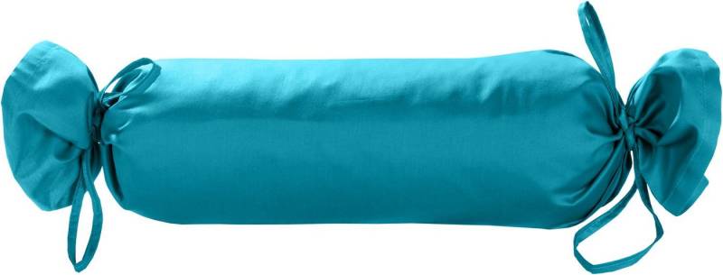 BETTWAESCHE-MIT-STIL Nackenrollenbezug Mako Satin Nackenrollen Bezug 15x40 uni einfarbig, (1 Stück) von BETTWAESCHE-MIT-STIL