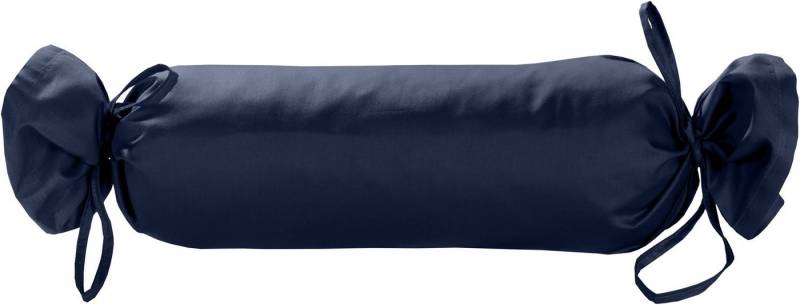 BETTWAESCHE-MIT-STIL Nackenrollenbezug Mako Satin Nackenrollen Bezug 15x40 uni einfarbig, (1 Stück) von BETTWAESCHE-MIT-STIL
