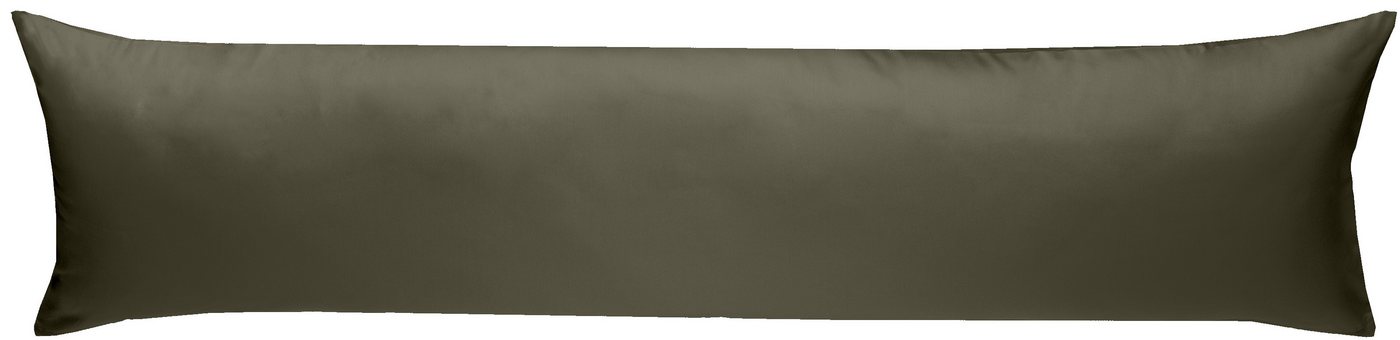 BETTWAESCHE-MIT-STIL Seitenschläferkissenbezug Mako Satin Seitenschläferkissen Bezug 40x145 cm & 40x200 cm einfarbig, (1 Stück) von BETTWAESCHE-MIT-STIL