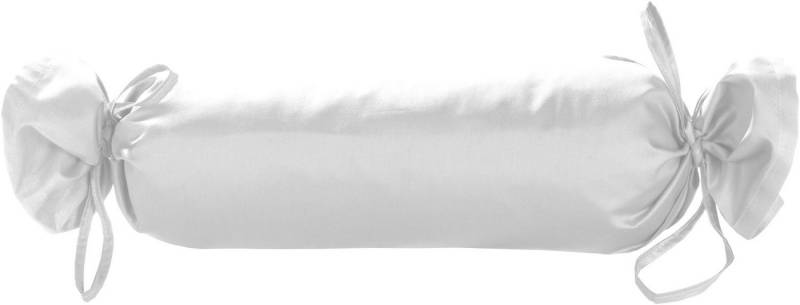 BETTWAESCHE-MIT-STIL Nackenrollenbezug Mako Satin Nackenrollen Bezug 15x40 uni einfarbig, (1 Stück) von BETTWAESCHE-MIT-STIL