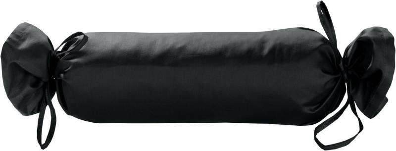BETTWAESCHE-MIT-STIL Nackenrollenbezug Mako Satin Nackenrollen Bezug 15x40 uni einfarbig, (1 Stück) von BETTWAESCHE-MIT-STIL