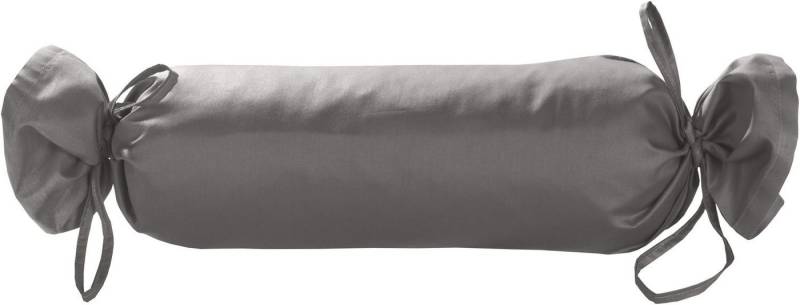 BETTWAESCHE-MIT-STIL Nackenrollenbezug Mako Satin Nackenrollen Bezug 15x40 uni einfarbig, (1 Stück) von BETTWAESCHE-MIT-STIL