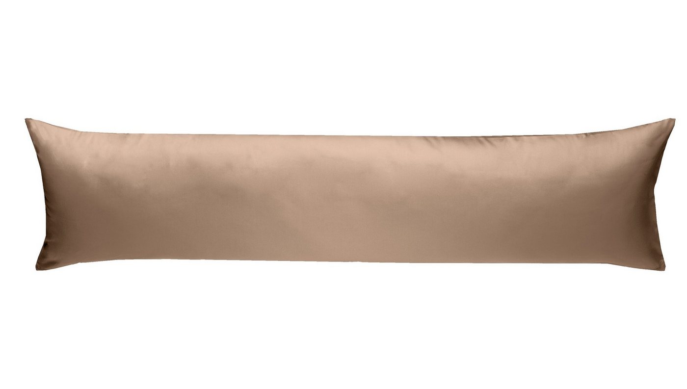 BETTWAESCHE-MIT-STIL Seitenschläferkissenbezug Mako Satin Seitenschläferkissen Bezug 40x145 cm & 40x200 cm einfarbig, (1 Stück) von BETTWAESCHE-MIT-STIL