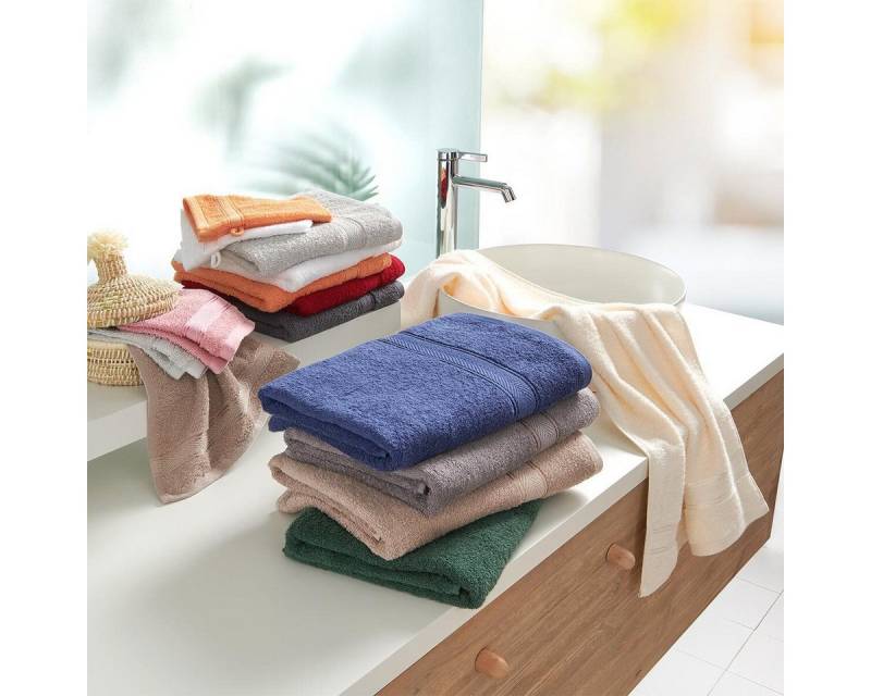 BETTWARENSHOP Handtuch Set, Duschtücher, Handtücher, Saunatücher, Frottier (Set, 4-St) von BETTWARENSHOP