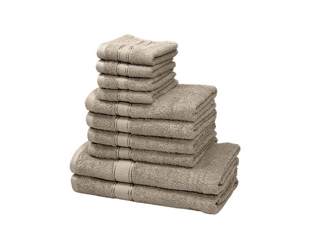 BETTWARENSHOP Handtuch Set Miko Superflausch, Frottee (Set, 10-St), Walkfrottee, 100% Baumwolle, Duschtücher, Handtücher, Gästetücher von BETTWARENSHOP