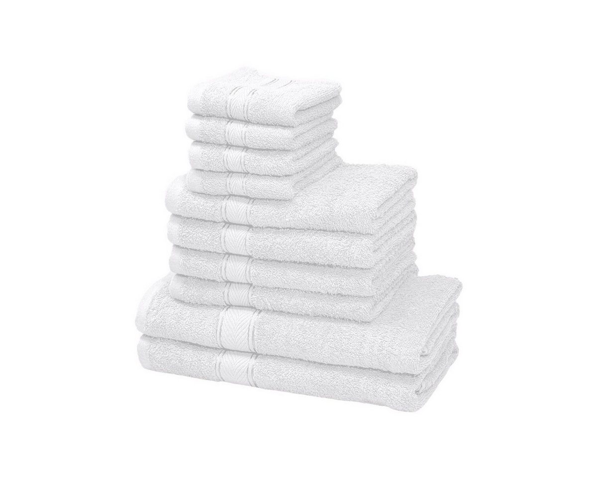 BETTWARENSHOP Handtuch Set Miko Superflausch, Frottee (Set, 10-St), Walkfrottee, 100% Baumwolle, Duschtücher, Handtücher, Gästetücher von BETTWARENSHOP