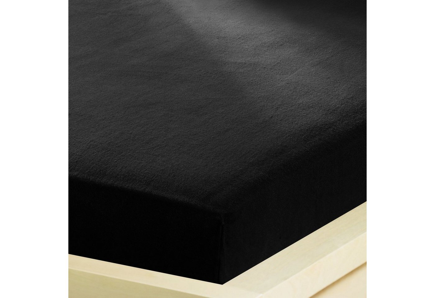 BETTWARENSHOP Spannbettlaken Feinbiber wasserdicht, Biber, Gummizug: Rundumgummi, (1 Stück), Bettlaken und Matratzenschutz in einem von BETTWARENSHOP