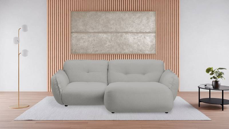 BETYPE Ecksofa Be Fluffy, Softes Sitzgefühl, moderne Kedernaht, hochwertiger Bezug von BETYPE