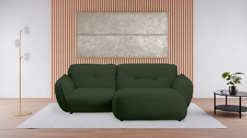 BETYPE Ecksofa Be Fluffy, Softes Sitzgefühl, moderne Kedernaht, hochwertiger Bezug von BETYPE