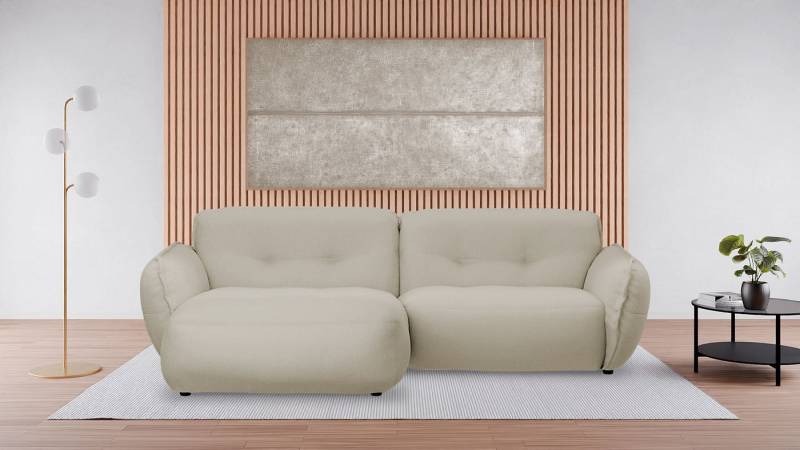 BETYPE Ecksofa Be Fluffy, Softes Sitzgefühl, moderne Kedernaht, hochwertiger Bezug von BETYPE