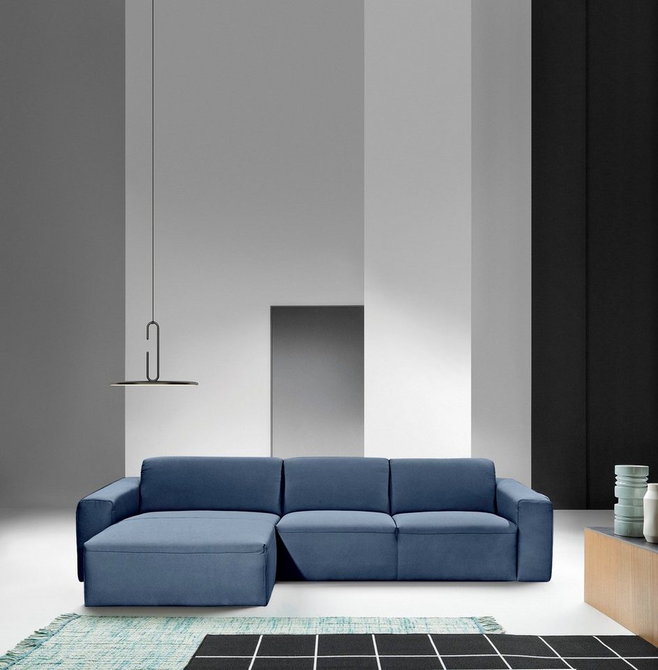 BETYPE Ecksofa Be True, L-Form, mit zeitlosem Design und tiefer Sitzfläche von BETYPE